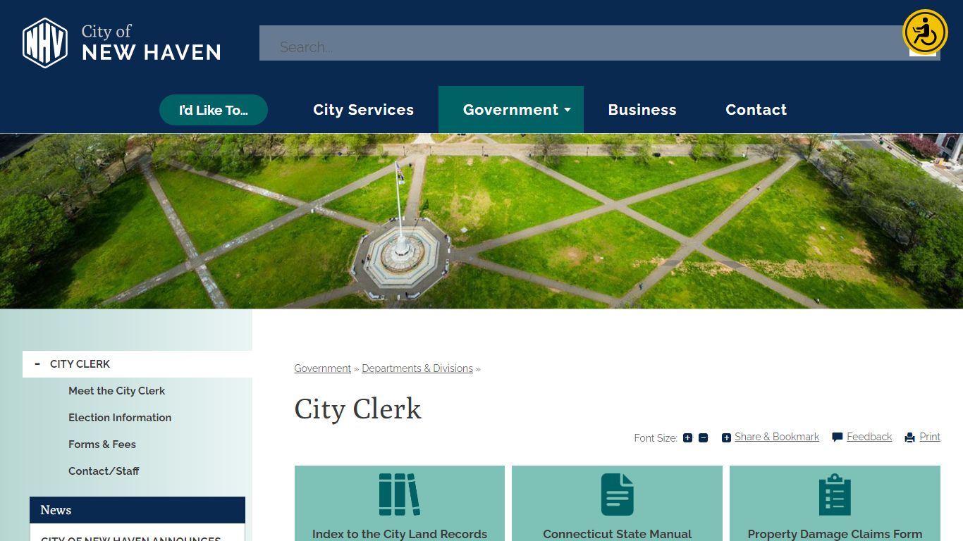 City Clerk | New Haven, CT